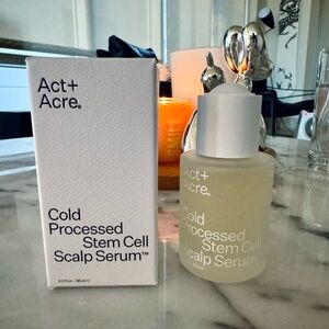 NEW ACT+ Acre 🤍 Cold Processed Stem Cell Scalp Serum Peptide Nutrafol oneskin